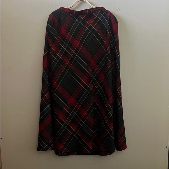 Lauren Ralph Lauren Red and Black Plaid Skirt